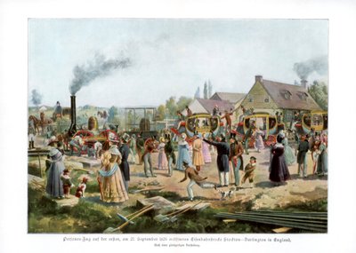 The Stockton & Darlington Railway, 1825 1900 by Unbekannt