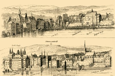 The Strand from the Thames, Sixteenth Century, 1881 by Unbekannt