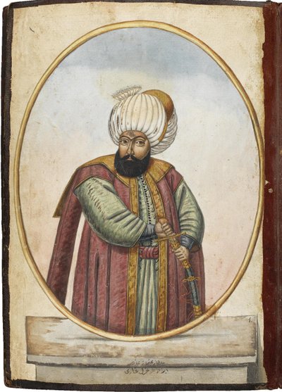 The Sultan Osman I by Unbekannt