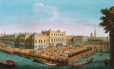 The Summer Palace in St. Petersburg by Unbekannt