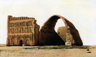 The Taq-i Kisra, Ctesiphon, Iraq by Unbekannt