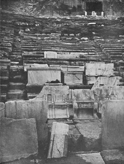 The Theater of Dionysus, Athens, 1913 by Unbekannt