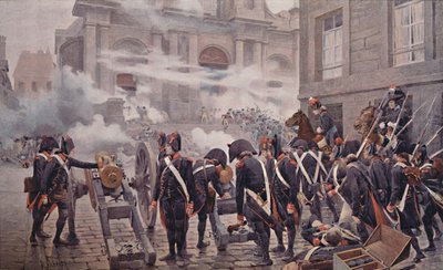 The Thirteenth Vendemiaire, October 5, 1795 by Unbekannt