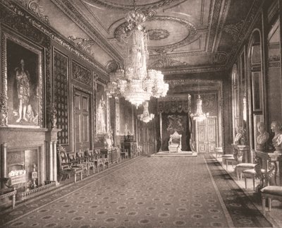 The Throne Room, Windsor Castle, Berkshire, 1894 by Unbekannt