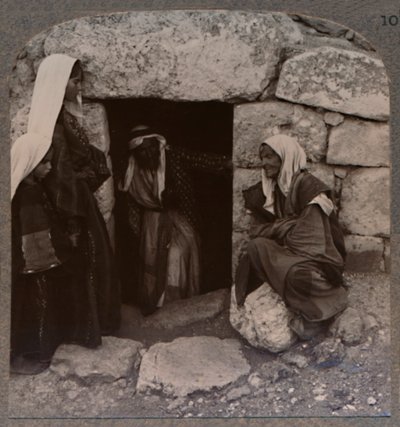 The Tomb of Lazarus, Bethany, c. 1900 by Unbekannt