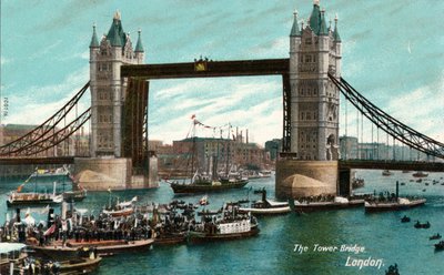 The Tower Bridge, London by Unbekannt