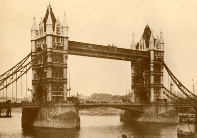 The Tower Bridge, London, c1930 by Unbekannt