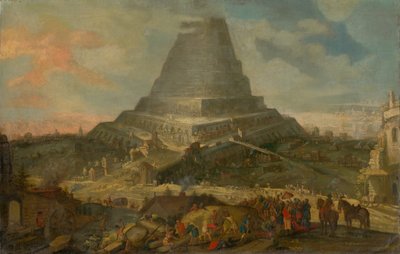 The Tower of Babel by Unbekannt