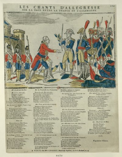 The Treaty of Pressburg by Unbekannt