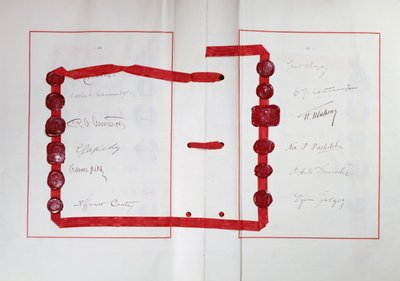 The Treaty of Trianon by Unbekannt