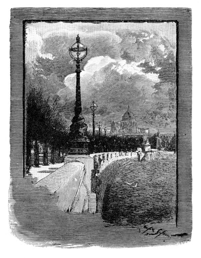 The Victoria Embankment, London by Unbekannt