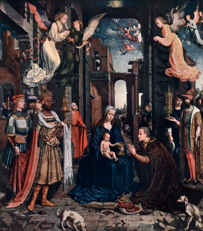 The Virgin Mary with Jesus by Unbekannt