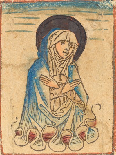The Virgin in the Clouds, c. 1470-1480 by Unbekannt