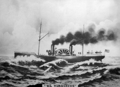 The Virginius Battleship, 1873, 1920s by Unbekannt