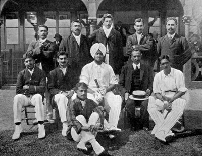 The all-India cricket team of 1911 by Unbekannt