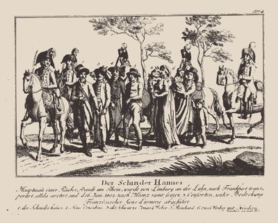 The arrest of Schinderhannes by Unbekannt