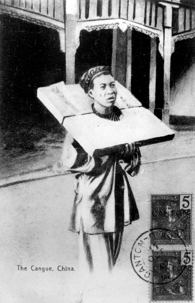 The Cangue, China, 1907 by Unbekannt