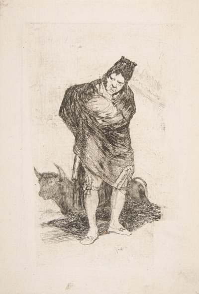 The cloaked man by Unbekannt