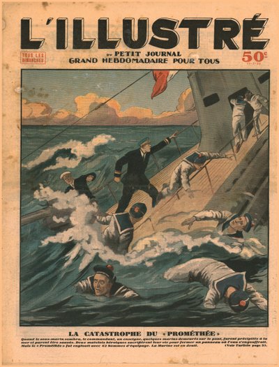 The disaster of the Prométhée by Unbekannt