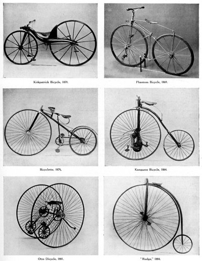 The Evolution of the Bicycle by Unbekannt