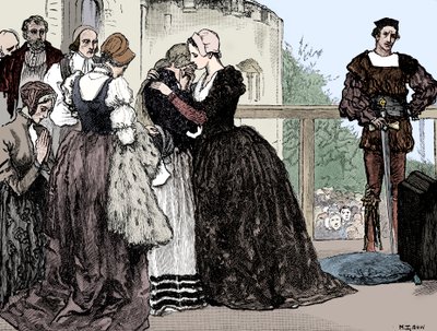 The execution of Anne Boleyn, 1536 by Unbekannt