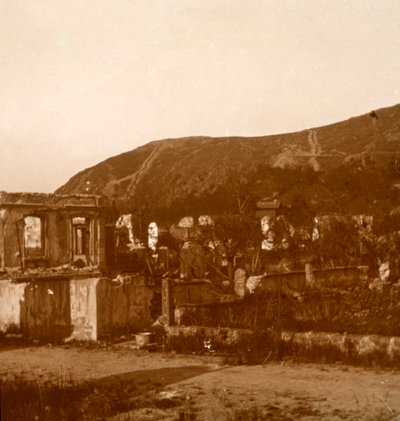 The kiosk, Metzeral, northern France, c1914-c1918 by Unbekannt