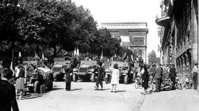 The Liberation of Paris, August 1944 by Unbekannt