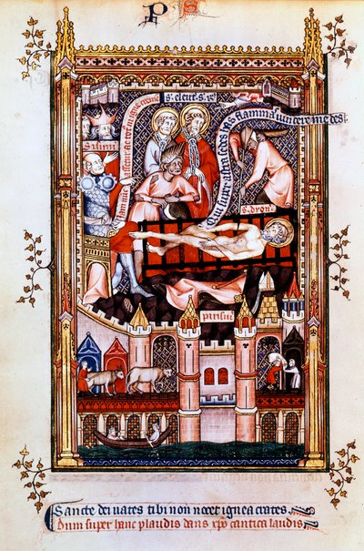 The martyrdom of St Denis by Unbekannt