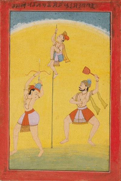 The musical mode Ragaputra Khokhara, 19th century by Unbekannt