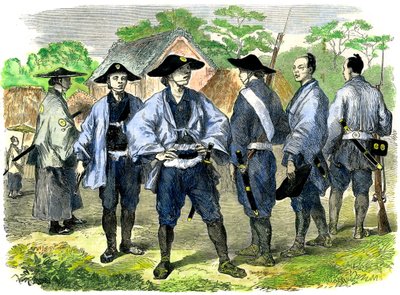 The new levy of Japanese infantry, 19th century by Unbekannt