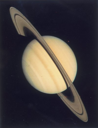 The planet Saturn, 1980 by Unbekannt
