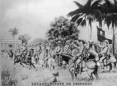 The Raising of Cespedes, 1868 by Unbekannt