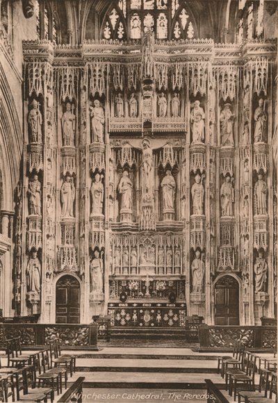 The Reredos, Winchester Cathedral, Hampshire by Unbekannt