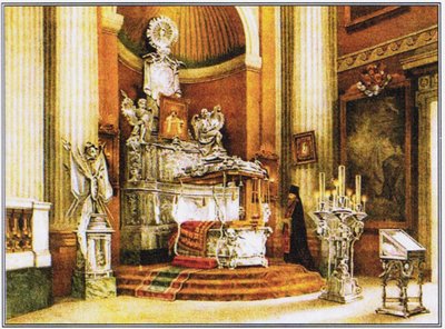 The Shrine of Saint Alexander Nevsky by Unbekannt