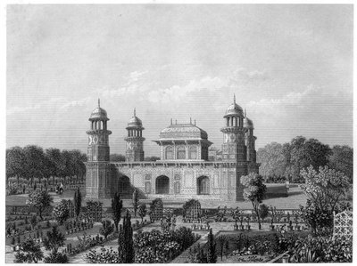 The Tomb of Itimad-Ud-Daula, Agra, India, c1860 by Unbekannt