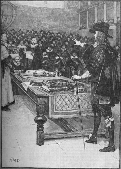 The trial of King Charles I, 1649 by Unbekannt