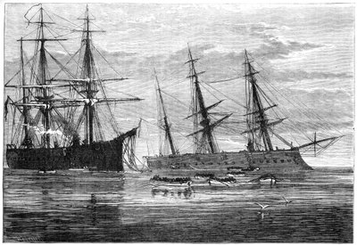 The Wreck of HMS Vanguard by Unbekannt