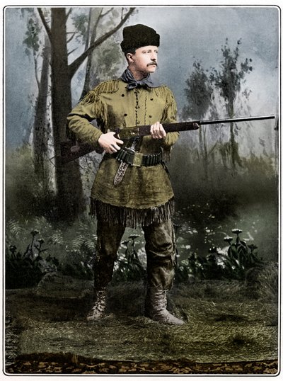 Theodore Roosevelt, American soldier and politician by Unbekannt