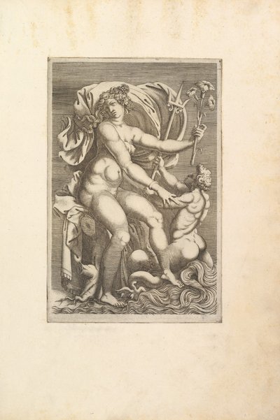 Thetis Seated with a Triton by Unbekannt