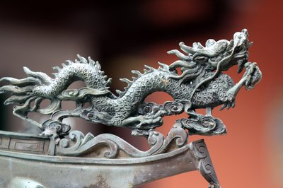 Dragon at Thian Hock Keng Temple by Unbekannt