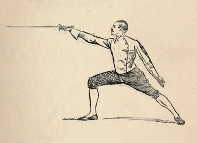 Third Position - Fencing, 1912 by Unbekannt