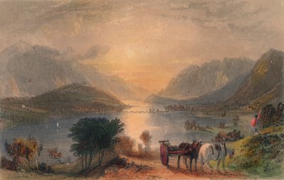 Thirlmere & Helvellyn from Raven Crag by Unbekannt