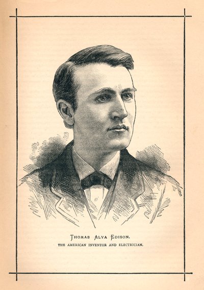 Thomas Alva Edison, American Inventor by Unbekannt