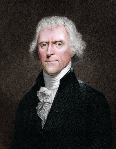 Thomas Jefferson, American president by Unbekannt