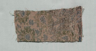 Three Fragments of Italian Gothic Silk by Unbekannt