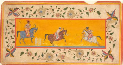 Three Polo Players by Unbekannt
