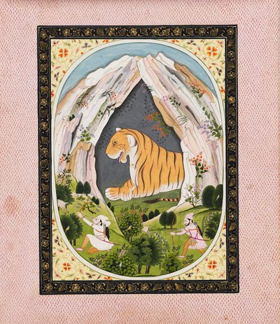 Tiger in a cave, c1810 by Unbekannt