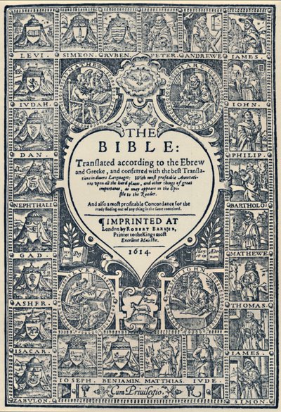 Title Page of the Geneva Bible by Unbekannt