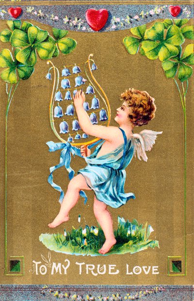 To My True Love, American Valentine Card, c1910 by Unbekannt