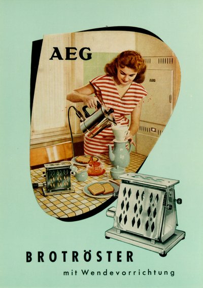 Toaster. AEG Advertising by Unbekannt
